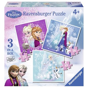 Ravensburger (07003) - "Frozen" - 25 36 49 brikker puslespil