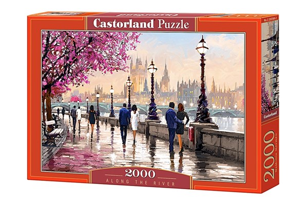 Castorland (C-200566) - Richard Macneil: "Along the River" - 2000 brikker puslespil