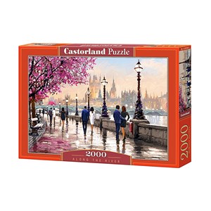 Castorland (C-200566) - Richard Macneil: "Along the River" - 2000 brikker puslespil