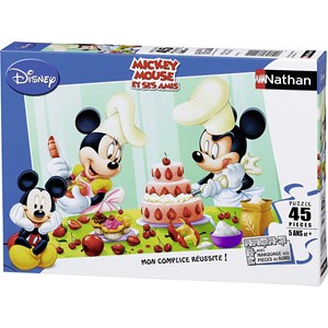 Nathan (86465) - "Mickey, Baking Day" - 45 brikker puslespil