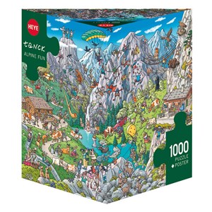 Heye (29680) - Birgit Tanck: "Alpine Fun" - 1000 brikker puslespil