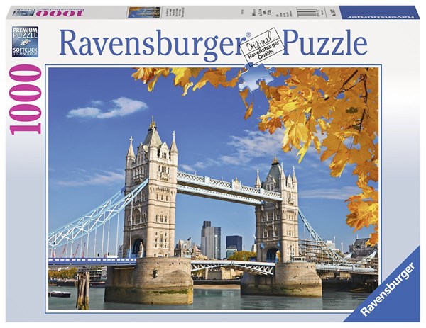 Ravensburger (19637) - "Tower Bridge" - 1000 brikker puslespil