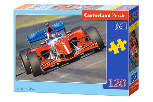 Castorland (B-13364) - "Race to Win" - 120 brikker puslespil