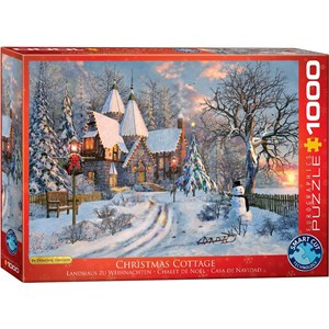 Eurographics (6000-0790) - Dominic Davison: "Christmas Cottage" - 1000 brikker puslespil
