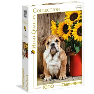 Clementoni (39365) - "The Bulldog" - 1000 brikker puslespil