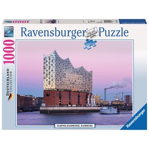 Ravensburger (19784) - "Elbphilharmonie Hamburg" - 1000 brikker puslespil