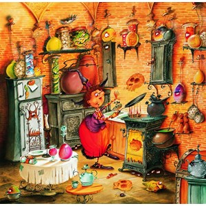 Grafika (02146) - François Ruyer: "The Witch" - 1500 brikker puslespil