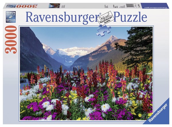 Ravensburger (17061) - "Flowered mountains" - 3000 brikker puslespil