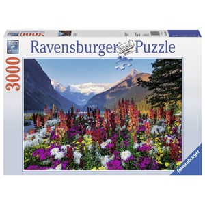 Ravensburger (17061) - "Flowered mountains" - 3000 brikker puslespil