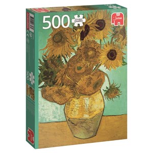 Jumbo (18396) - Vincent van Gogh: "Solsikker" - 500 brikker puslespil