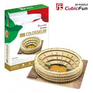 Cubic Fun (MC055H) - "Italy, Rome, The Coliseum" - 84 brikker puslespil