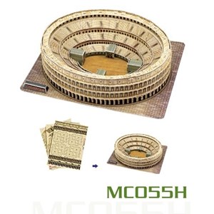 Cubic Fun (MC055H) - "Italy, Rome, The Coliseum" - 84 brikker puslespil