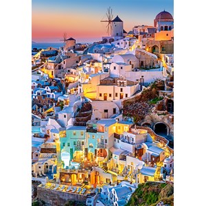Castorland (C-103522) - "Santorini Lys" - 1000 brikker puslespil