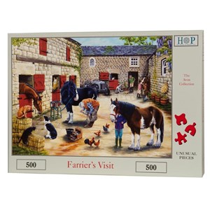 The House of Puzzles (3312) - "Farrier's Visit" - 500 brikker puslespil