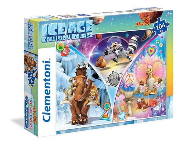 Clementoni (23977) - "Ice Age" - 104 brikker puslespil
