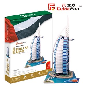 Cubic Fun (MC101H) - "Dubai, Burj Al Arab" - 101 brikker puslespil