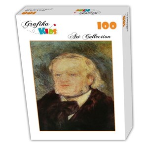Grafika (00169) - Pierre-Auguste Renoir: "Richard Wagner, 1882" - 100 brikker puslespil