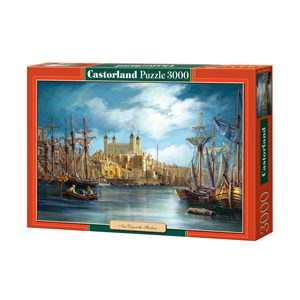 Castorland (C-300167) - "Sunrise on the Harbour" - 3000 brikker puslespil