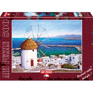 Art Puzzle (4184) - "Greece, Mykonos" - 500 brikker puslespil