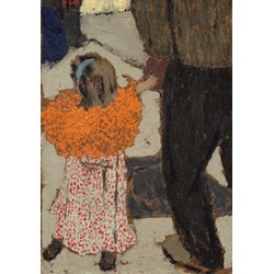 Grafika (01810) - Edouard Vuillard: "Child Wearing a Red Scarf, 1891" - 1000 brikker puslespil