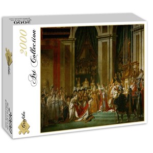 Grafika (01195) - Jacques-Louis David: "The Coronation of Napoleon, 1805-1807" - 2000 brikker puslespil