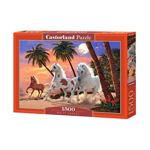 Castorland (C-151691) - "White Horses" - 1500 brikker puslespil