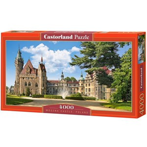 Castorland (C-400027) - "Moszna Castle, Poland" - 4000 brikker puslespil