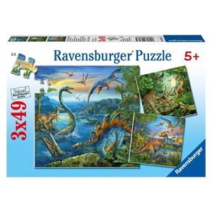 Ravensburger (09317) - "Dinosaur Fascination" - 49 brikker puslespil