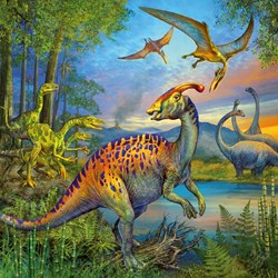 Ravensburger (09317) - "Dinosaur Fascination" - 49 brikker puslespil