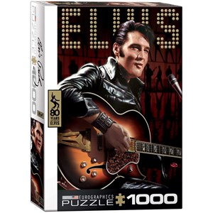 Eurographics (6000-0813) - "Elvis Presley" - 1000 brikker puslespil