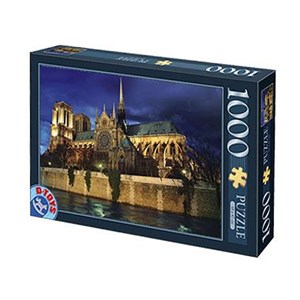D-Toys (64301-NL08) - "Notre Dame Domkirke, Paris" - 1000 brikker puslespil