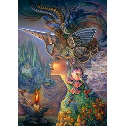 Grafika (T-00361) - Josephine Wall: "My Lady Unicorn" - 2000 brikker puslespil