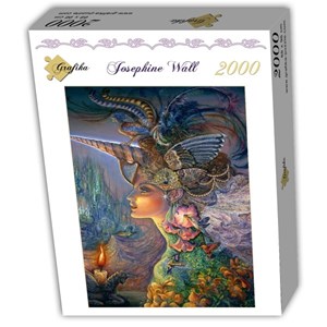 Grafika (T-00361) - Josephine Wall: "My Lady Unicorn" - 2000 brikker puslespil
