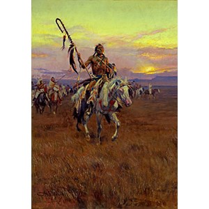 Grafika (00295) - "Medicine Man, 1916" - 1000 brikker puslespil