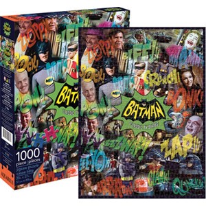 Aquarius (65242) - "Batman TV Collage (DC Comics)" - 1000 brikker puslespil