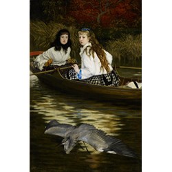D-Toys (72771-1) - James Tissot: "On the Thames, A Heron" - 1000 brikker puslespil