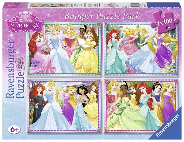 Ravensburger (07011) - "Disney Princess" - 100 brikker puslespil