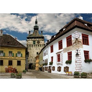 D-Toys (65995-DE02) - "Schasburg, Sighisoara, Romania" - 1000 brikker puslespil