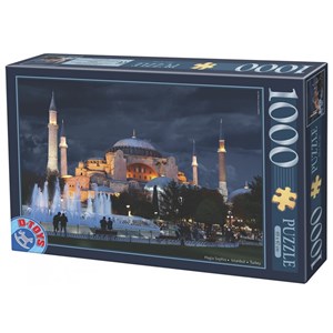 D-Toys (64301-NL11) - "Hagia Sophia, Tyrkiet" - 1000 brikker puslespil