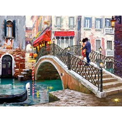Castorland (C-200559) - Richard Macneil: "Venice Bridge" - 2000 brikker puslespil