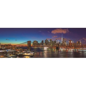 Jumbo (18569) - "Hudson Bridge, New York" - 1000 brikker puslespil