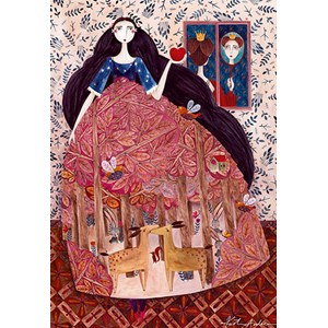 D-Toys (72870-KA01) - Kurti Andrea: "Snehvide" - 1000 brikker puslespil