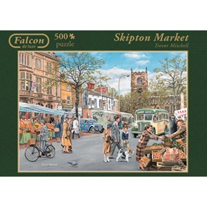 Falcon (11146) - Trevor Mitchell: "Skipton Market" - 500 brikker puslespil