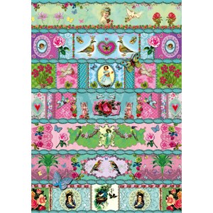 Schmidt Spiele (58214) - "Paradise Banderoles" - 500 brikker puslespil