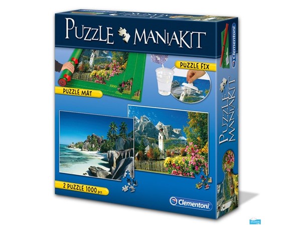 Clementoni (39278) - "Puzzle Mania Kit" - 1000 brikker puslespil