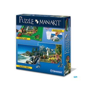 Clementoni (39278) - "Puzzle Mania Kit" - 1000 brikker puslespil