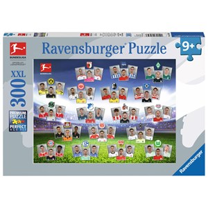 Ravensburger (13239) - "Bundesliga 2017/2018" - 300 brikker puslespil