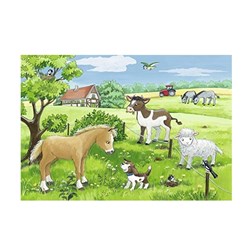 Ravensburger (07582) - "Baby Animals on The Farm" - 12 brikker puslespil