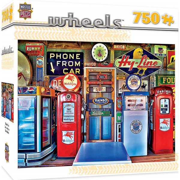 MasterPieces (31692) - "Classic Gas" - 750 brikker puslespil