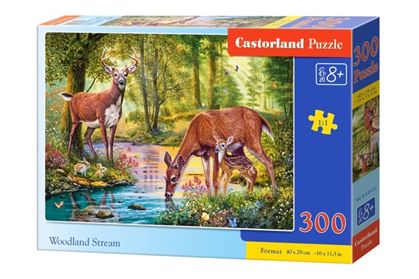 Castorland (B-030132) - "Woodland Stream" - 300 brikker puslespil